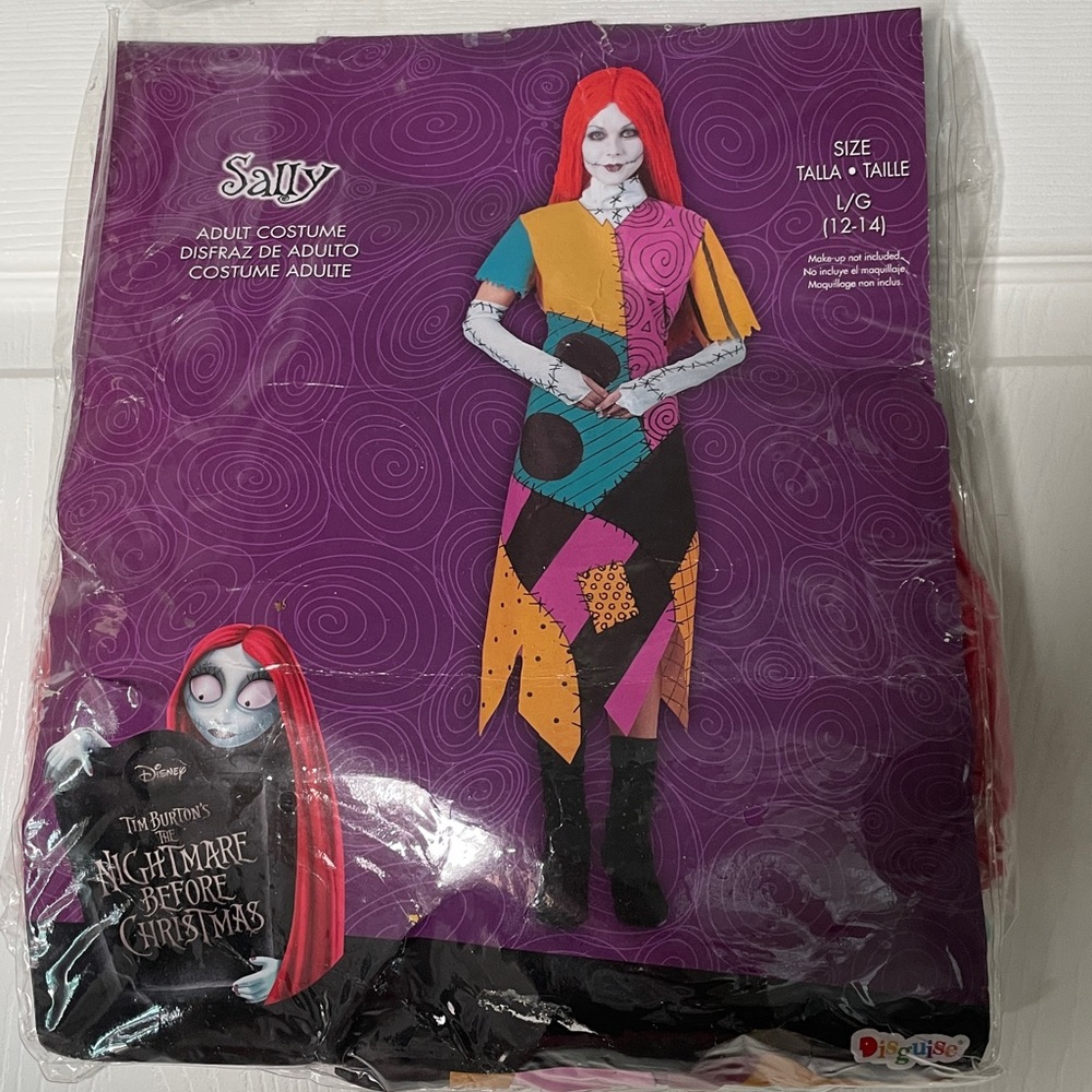 Disney Sally Nightmare Before Christmas Maxi Dress Costume